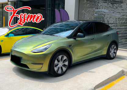 PET Super Gloss Metallic Urban Bamboo Vinyl Wrap