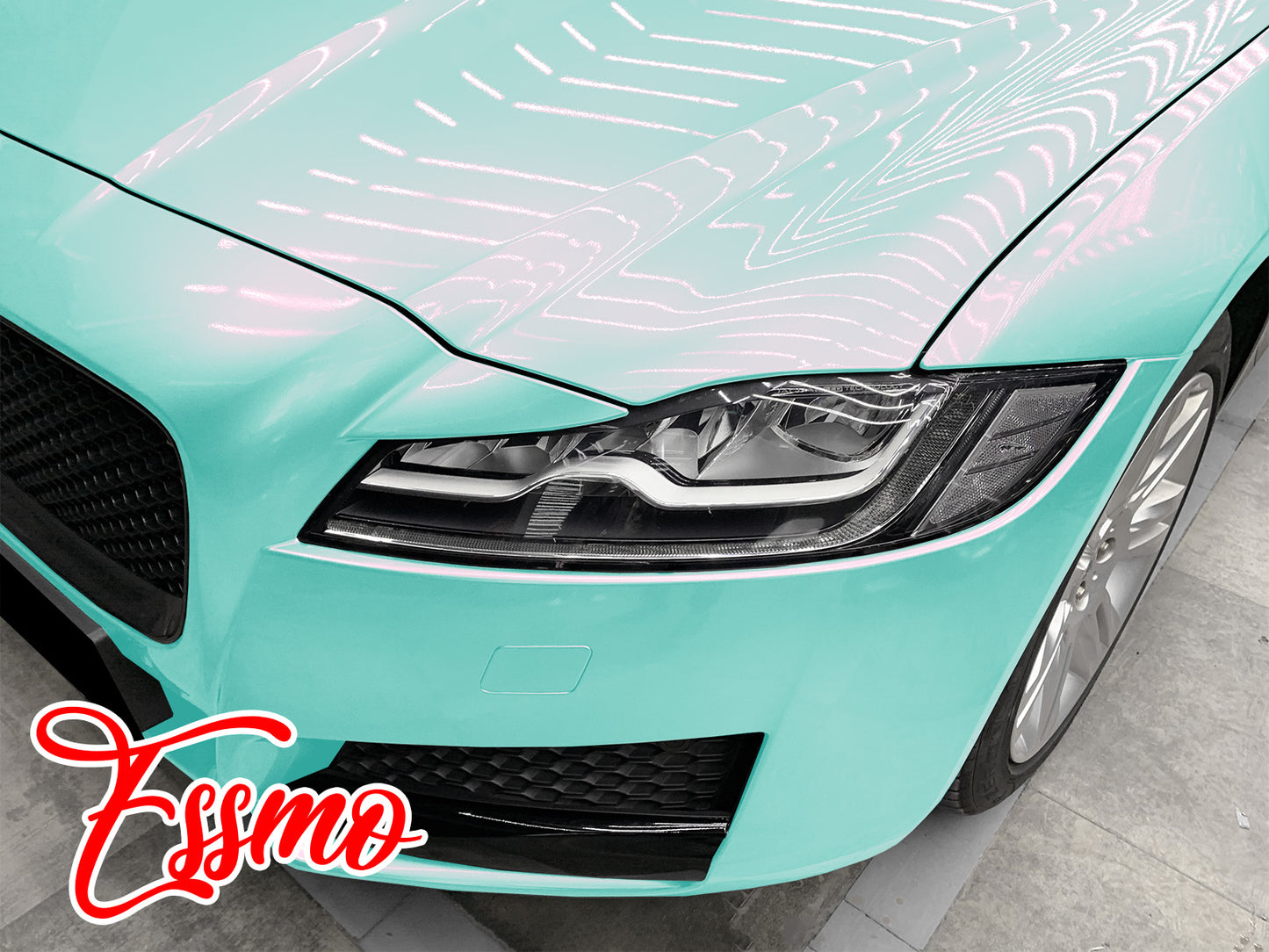 PET Space Candy Gloss Aqua Purple Vinyl Wrap