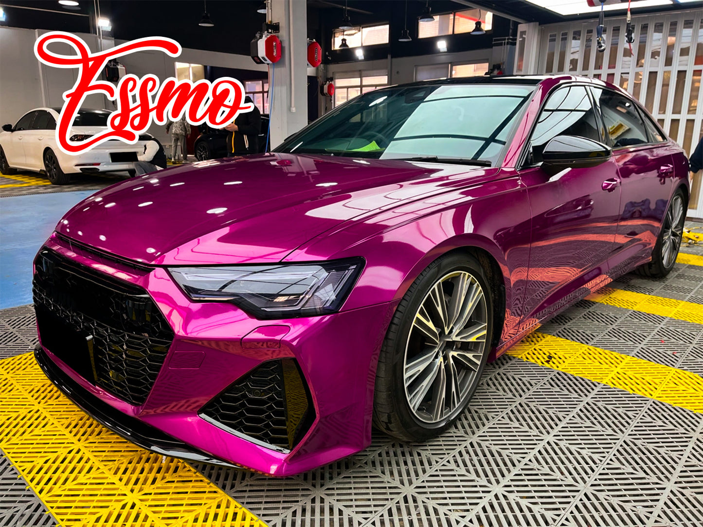 PET Super Gloss Metallic Jam Purple Vinyl Wrap