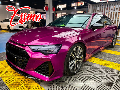 PET Super Gloss Metallic Jam Purple Vinyl Wrap