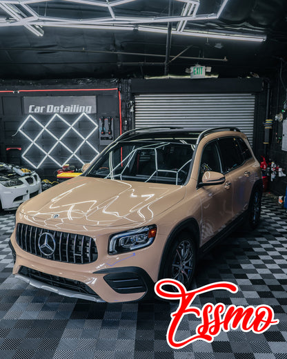 PET Super Gloss Sand Yellow Vinyl Wrap