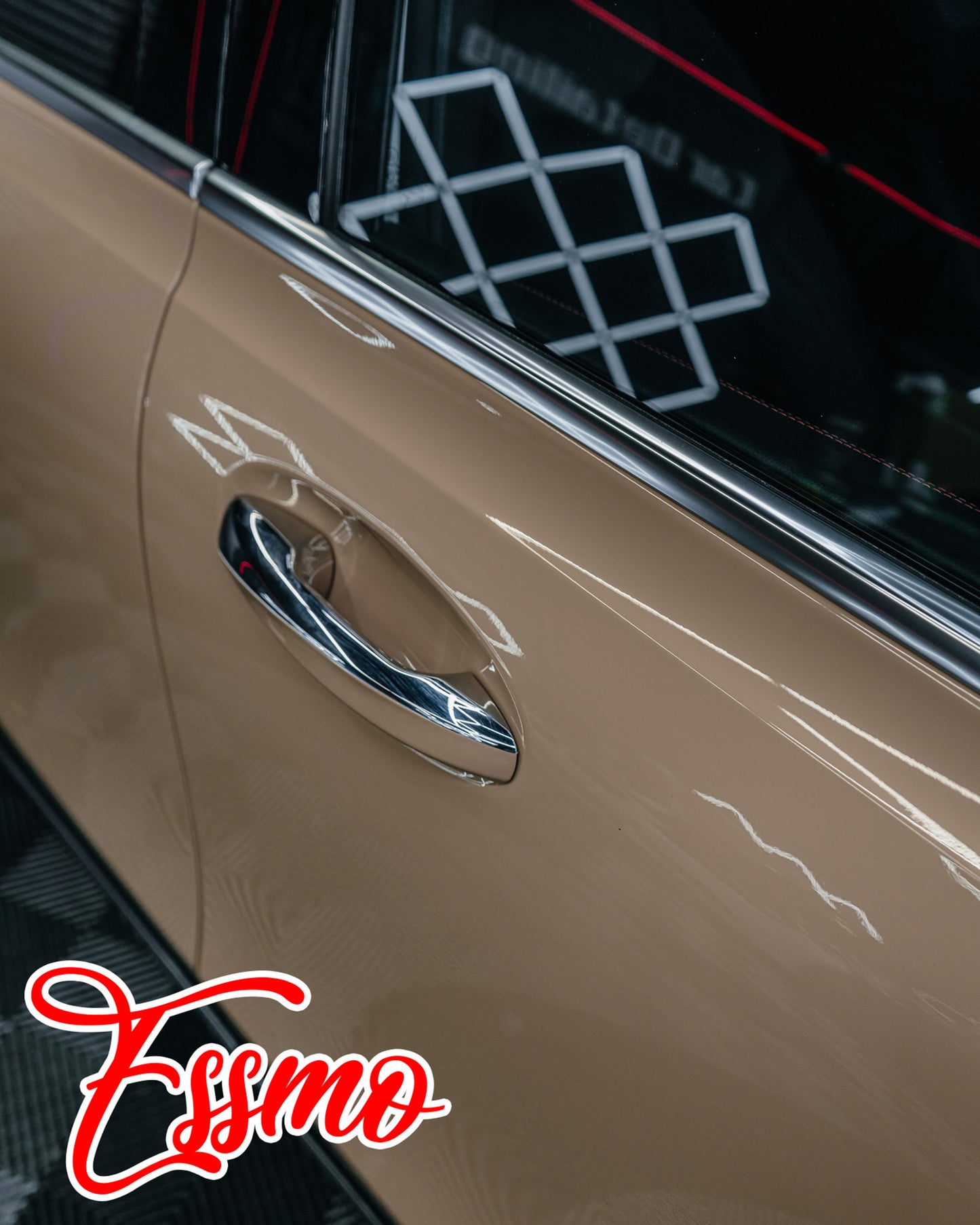 PET Super Gloss Sand Yellow Vinyl Wrap