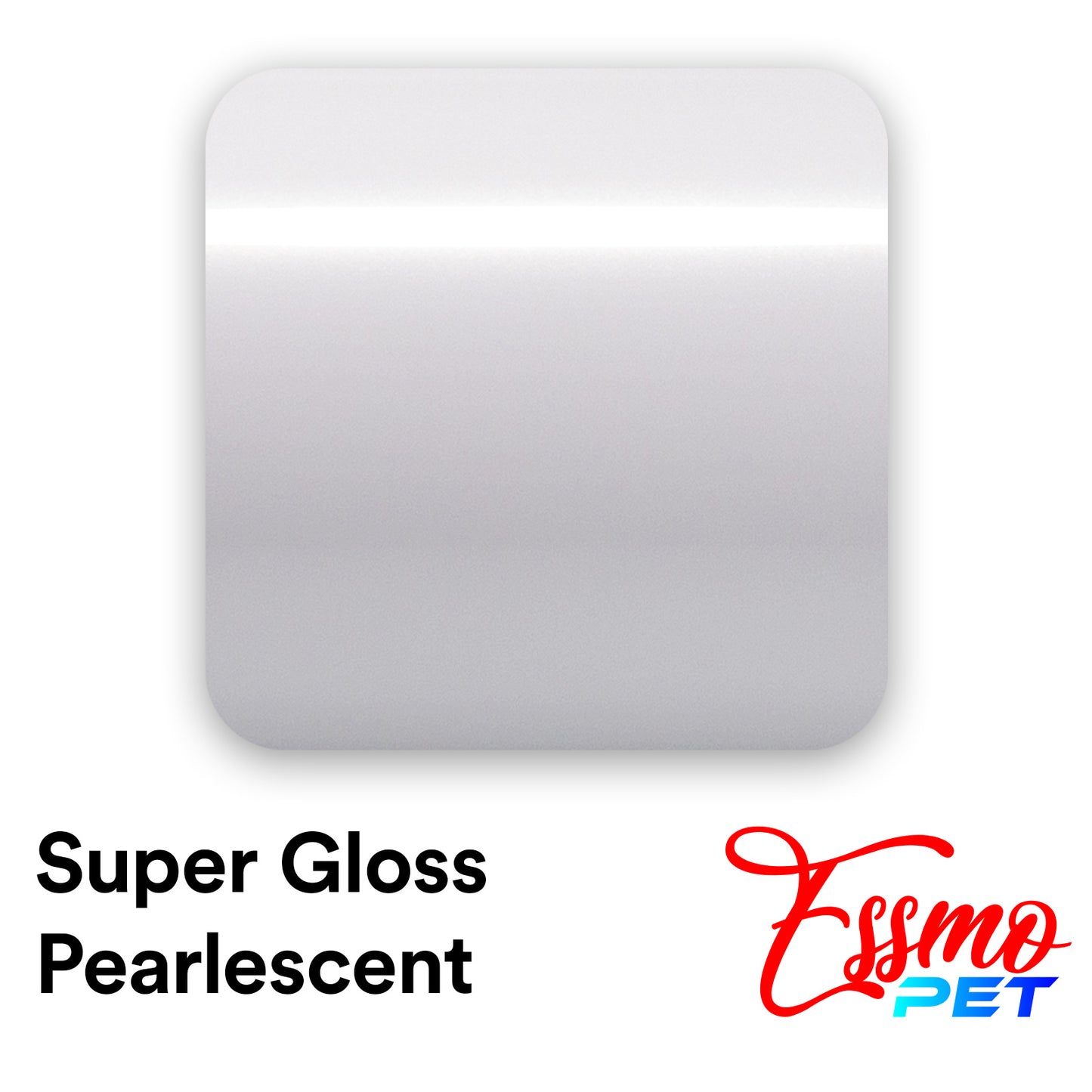 PET Super Gloss White Vinyl Wrap – Essmovinyl