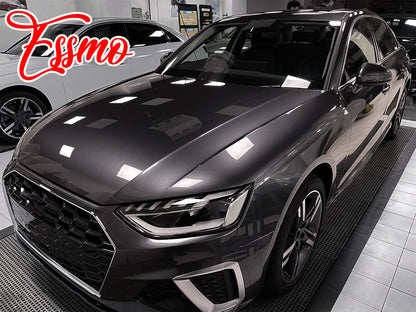 PET Super Gloss Metallic Chronos Gray Vinyl Wrap