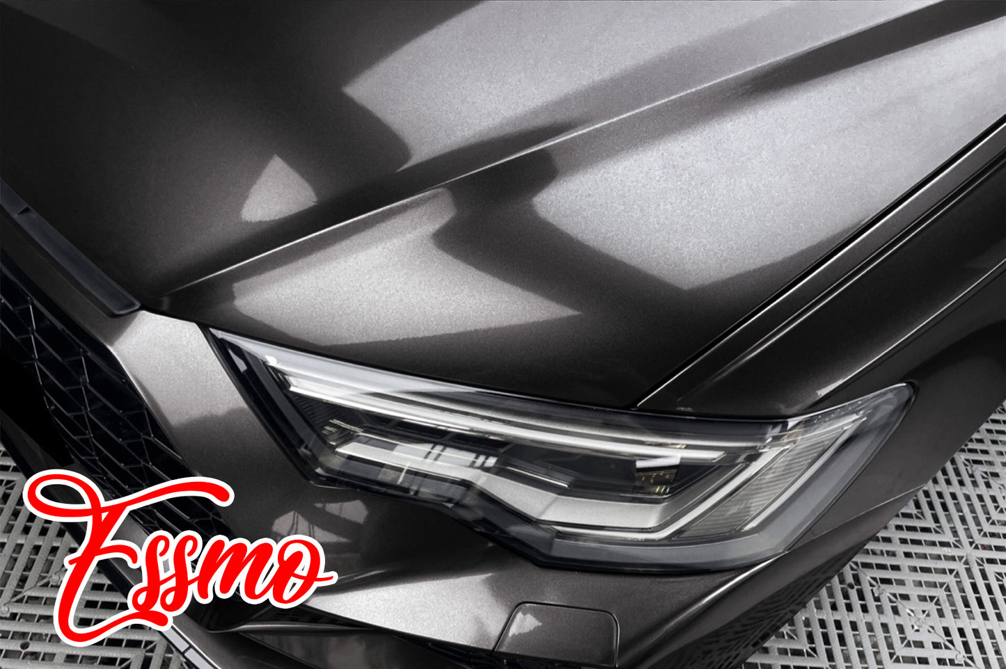 PET Super Gloss Metallic Chronos Gray Vinyl Wrap