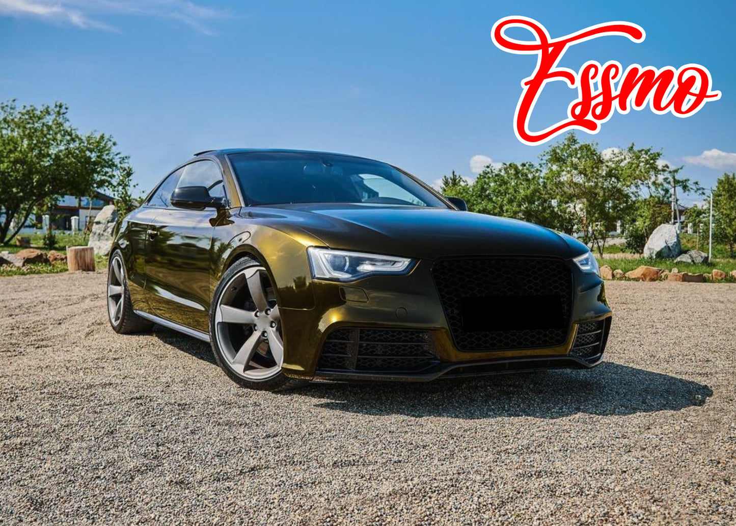 PET Super Gloss Metallic Midnight Gold Vinyl Wrap