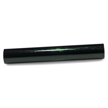 24K Chopped Forged Carbon Fiber Gloss Venom Green Vinyl Wrap