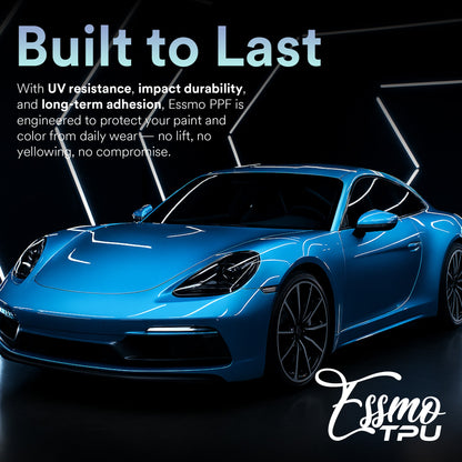 Matte Metallic Gray Blue Dry Apply PPF TPU Paint Protection Film