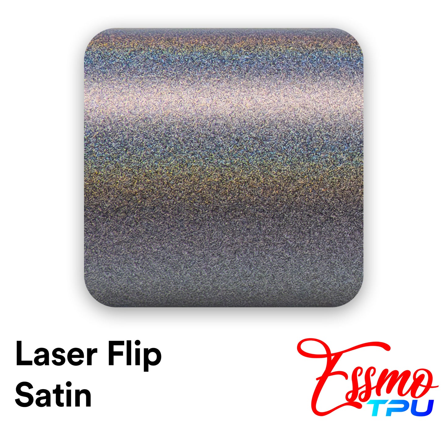 Laser Flip Satin Rainbow Gray Dry Apply PPF TPU Paint Protection Film