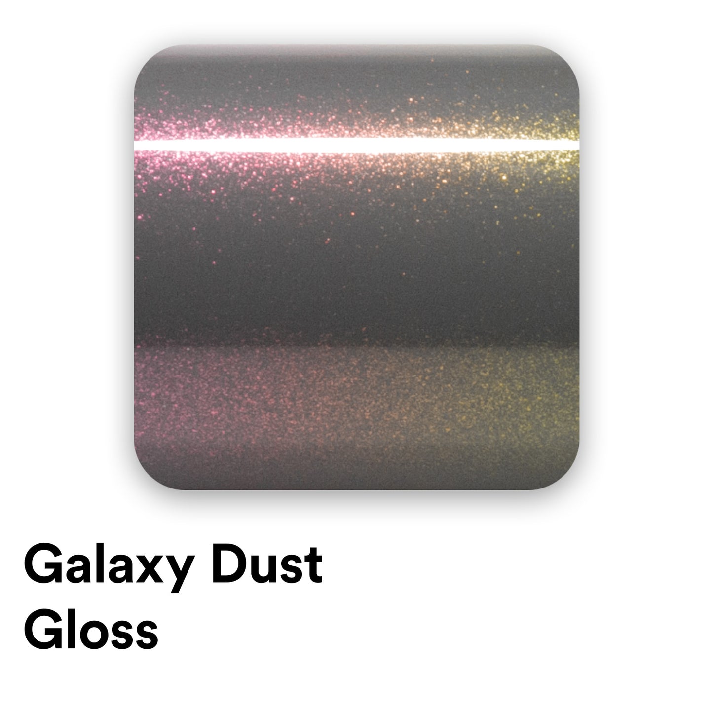 Galaxy Dust Gloss Phantom Gray Red Vinyl Wrap