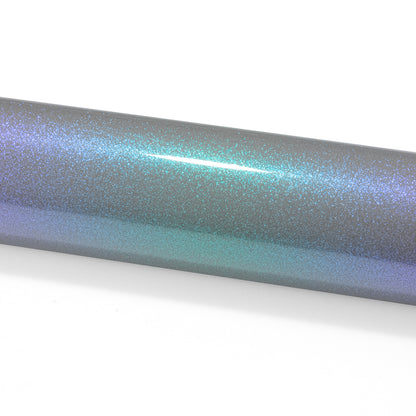 Galaxy Dust Gloss Gray Blue Vinyl Wrap