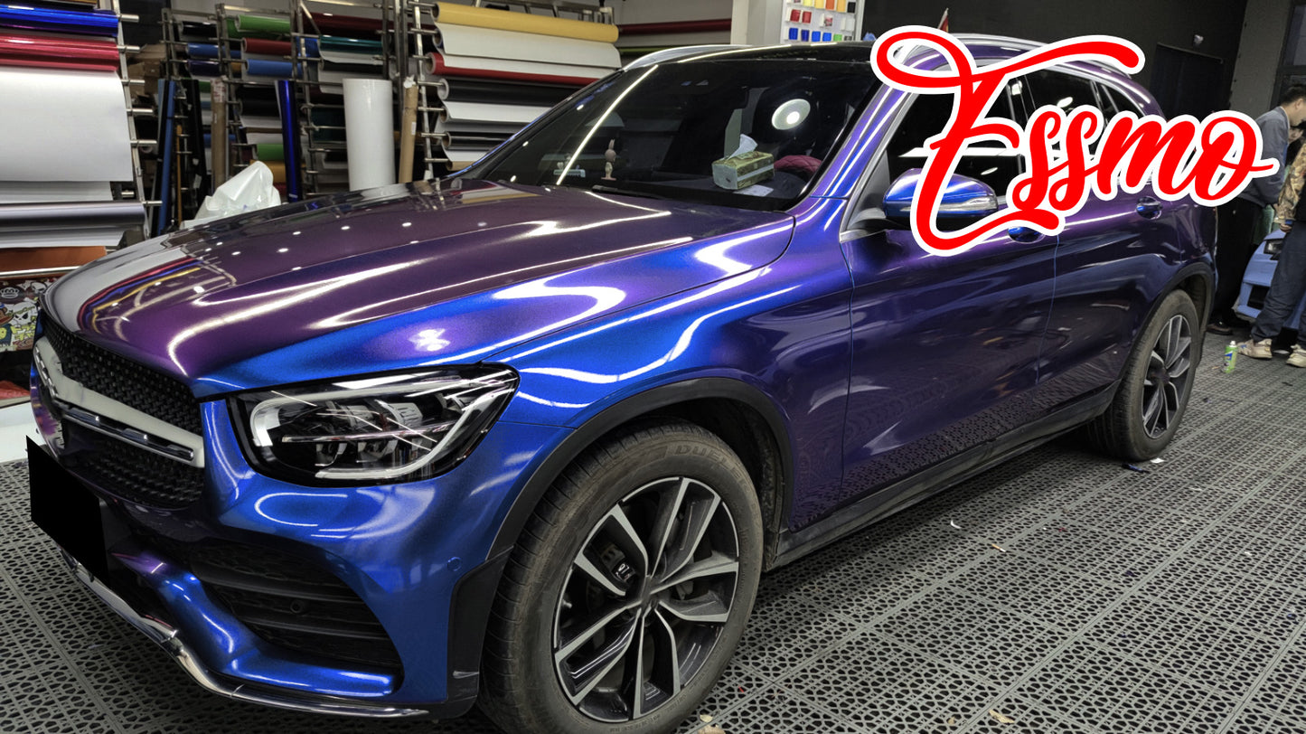 Galaxy Dust Gloss Purple Blue Vinyl Wrap
