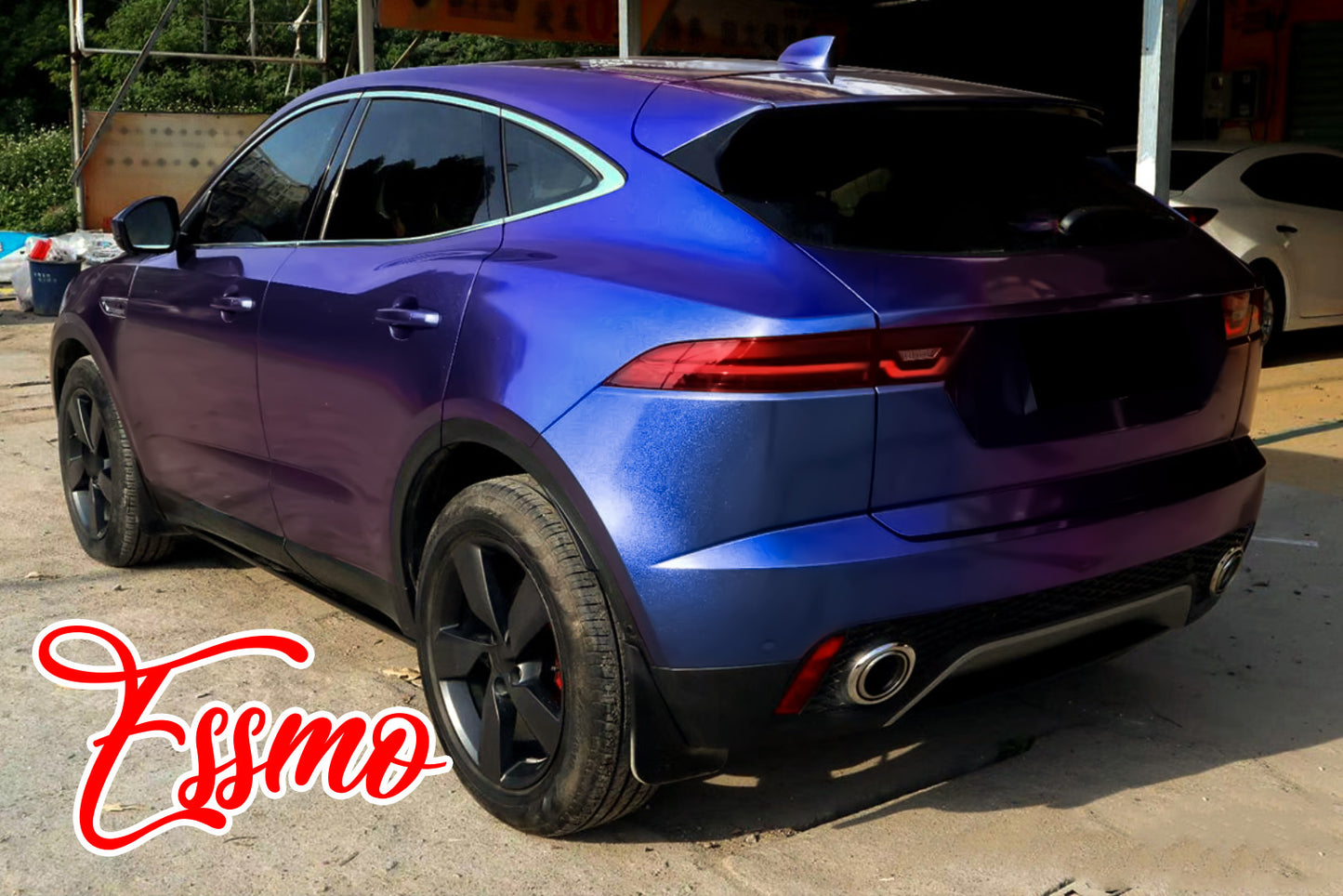Galaxy Dust Gloss Purple Blue Vinyl Wrap
