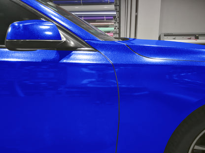 Sparkle Royal Blue Gloss Glitter Vinyl Wrap