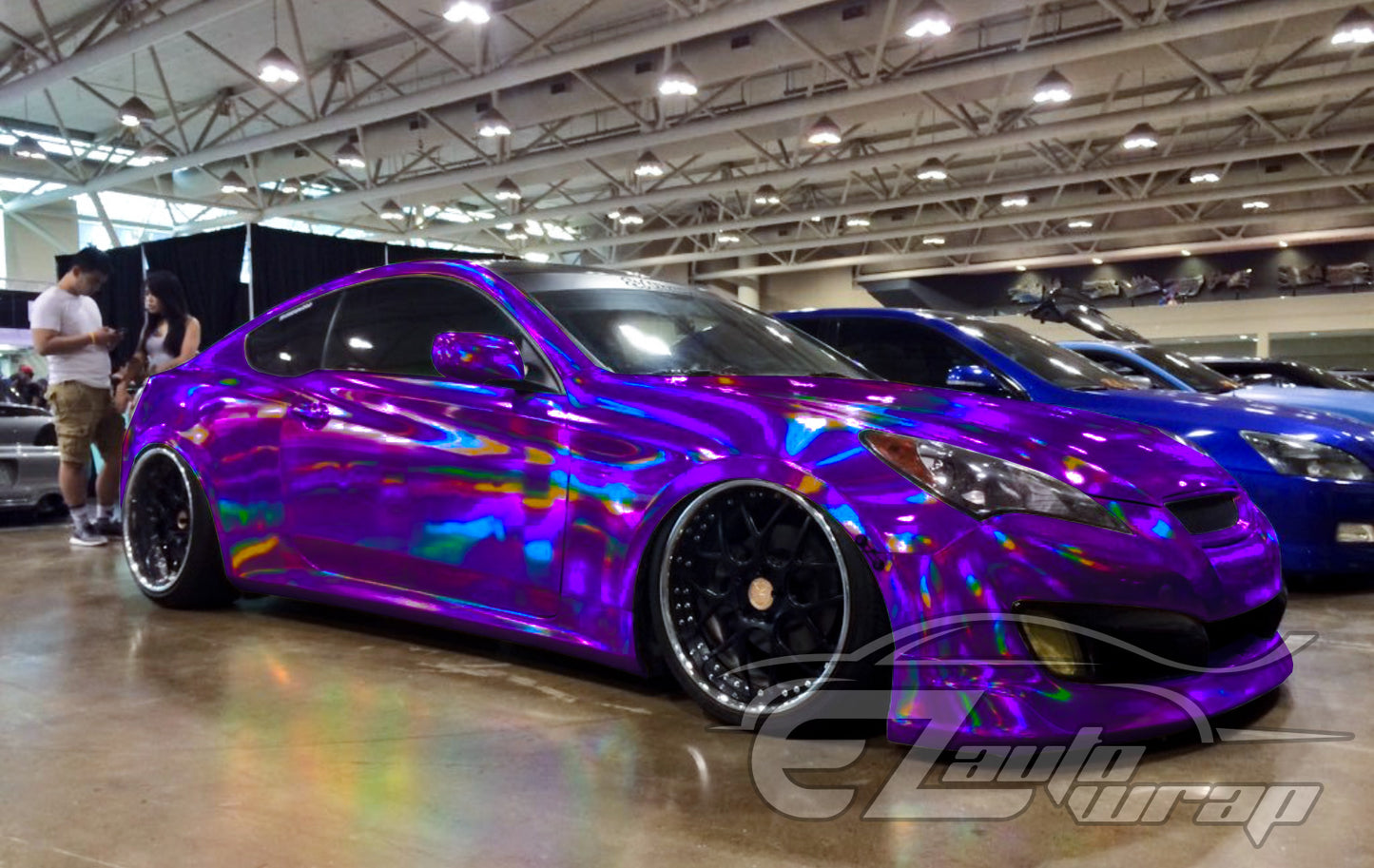 Holographic Purple Vinyl Wrap