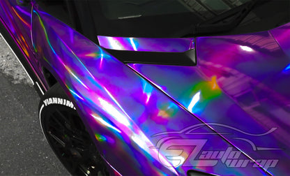 Holographic Purple Vinyl Wrap