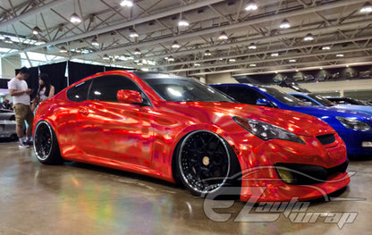 Holographic Red Vinyl Wrap