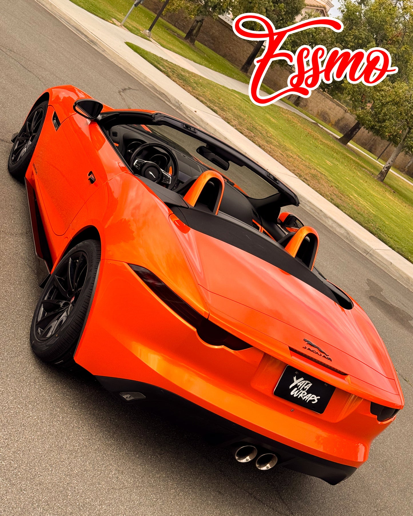 Space Candy Gloss Racing Orange Dry Apply PPF TPU Paint Protection Film