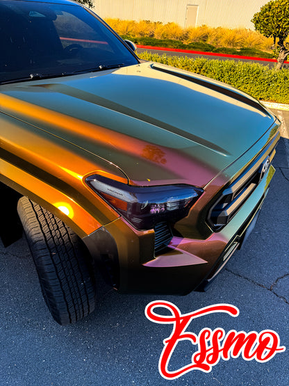 PET Galaxy Dust Gloss Phoenix Blaze Vinyl Wrap