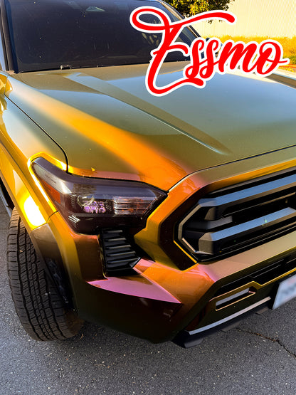 PET Galaxy Dust Gloss Phoenix Blaze Vinyl Wrap