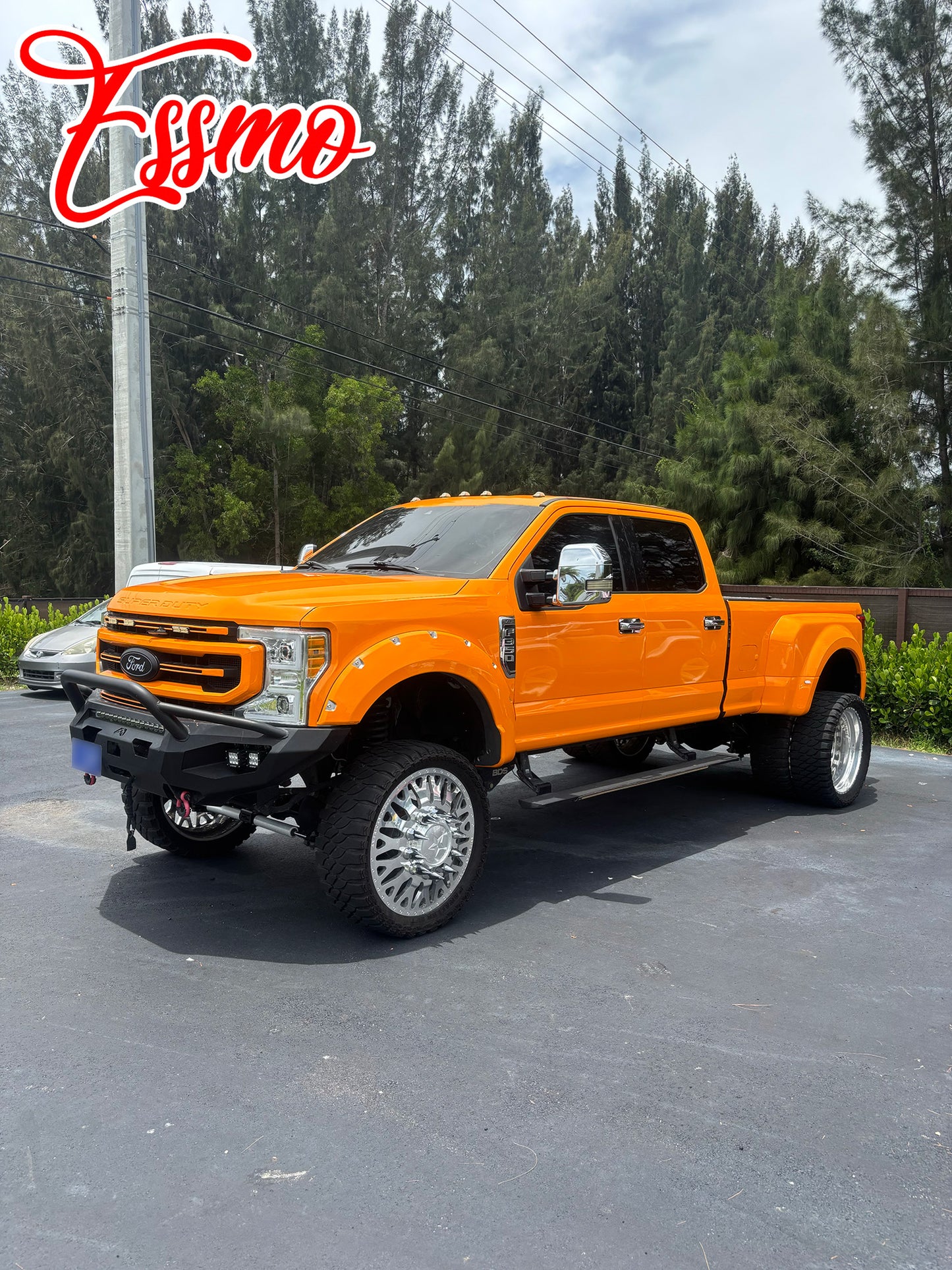 PET Super Gloss Papaya Orange Vinyl Wrap