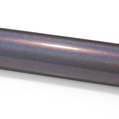 Laser Flip Gloss Gunmetal Gray Vinyl Wrap