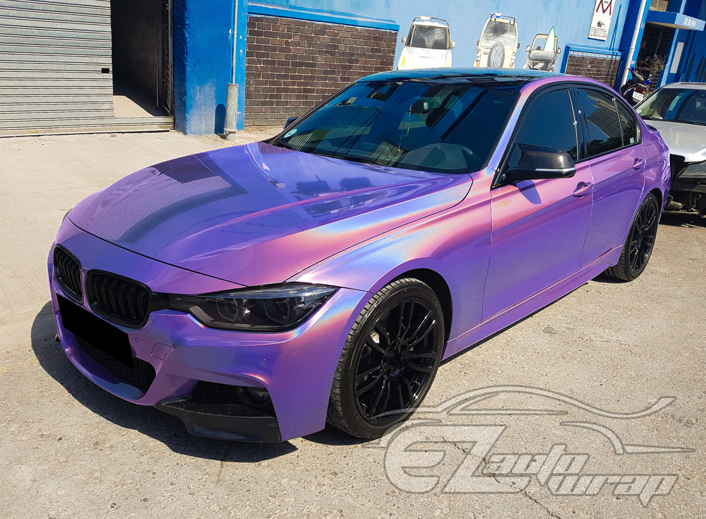 Laser Flip Gloss Lavender Purple Vinyl Wrap