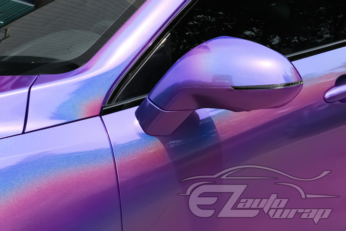 Laser Flip Gloss Lavender Purple Vinyl Wrap