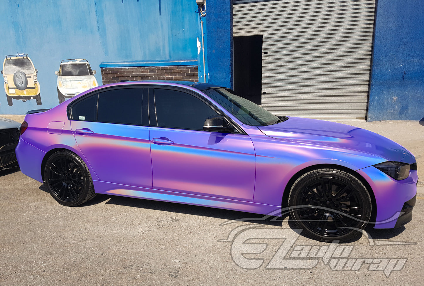 Laser Flip Gloss Lavender Purple Vinyl Wrap