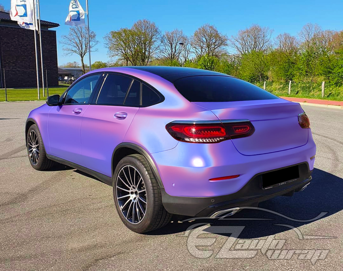 Laser Flip Gloss Lavender Purple Vinyl Wrap