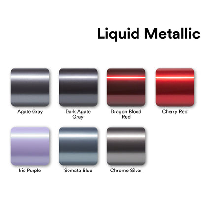 Liquid Metallic Agate Gray Vinyl Wrap
