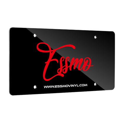 ESSMO 2pcs Plastic License Plate