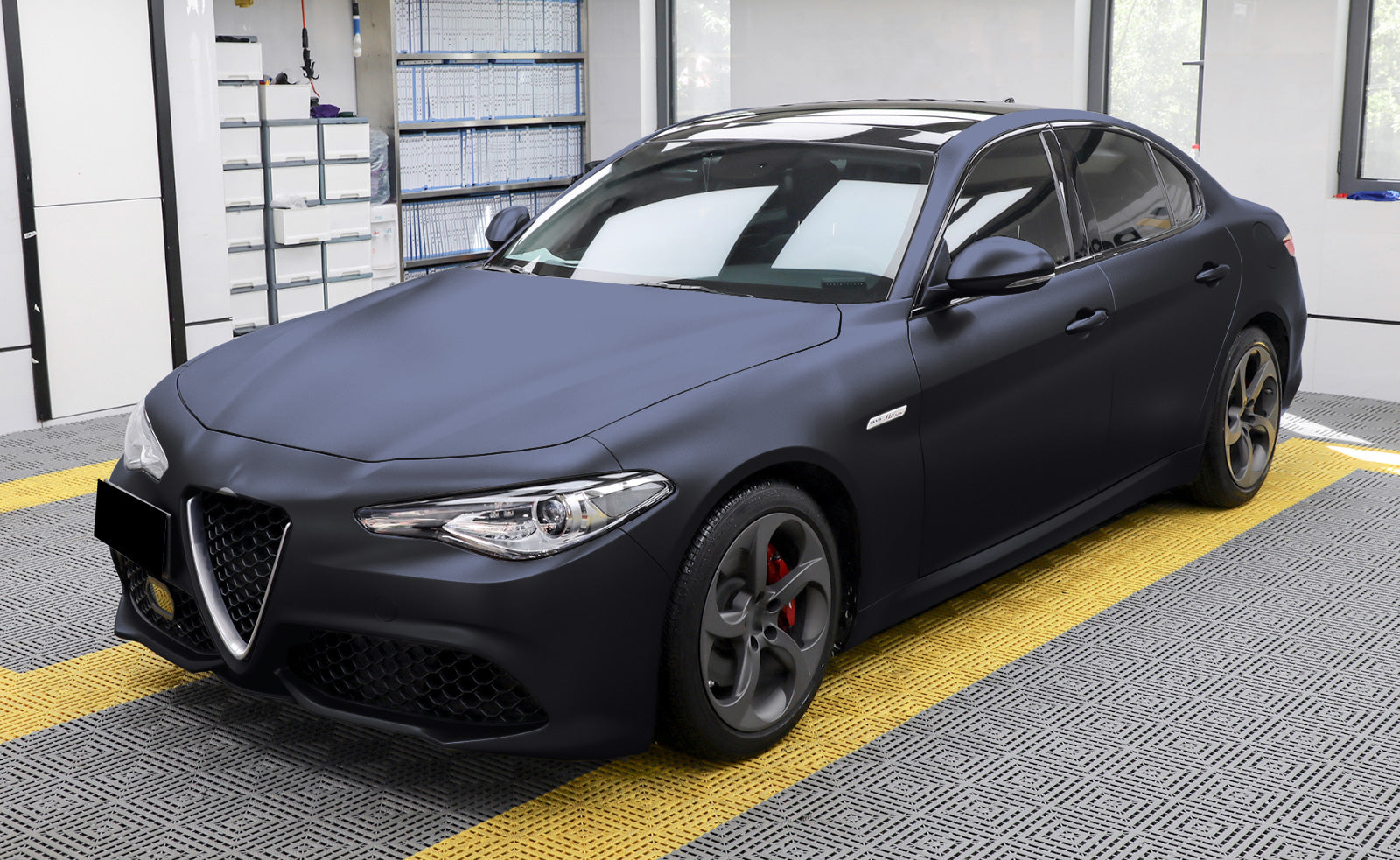 KAKASinlee Glossy Black Metallic Vinyl Wrap Roll – 50ft X 5ft – Stretchable, Bubble Free – Full Car Wrap