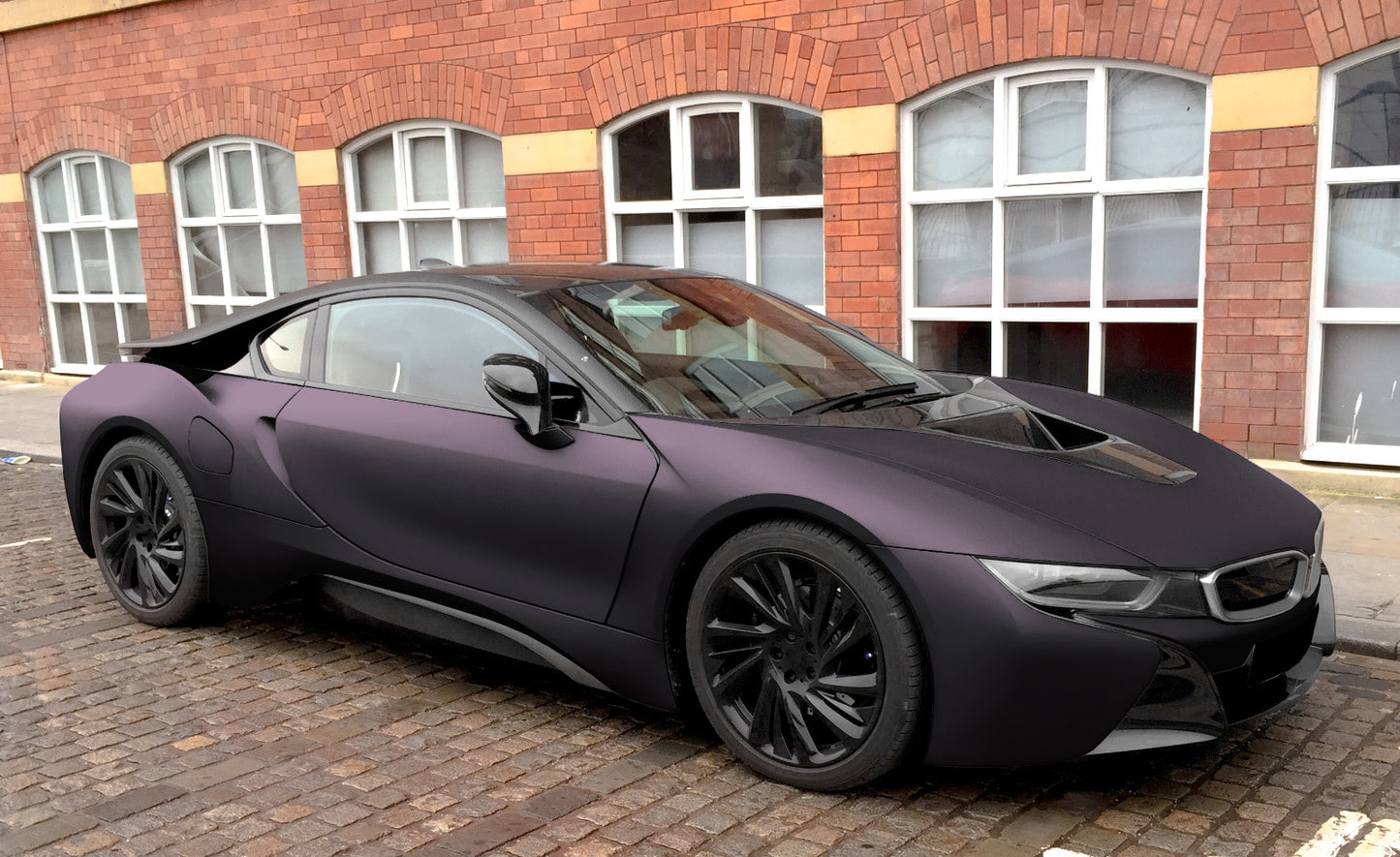 Matte Metallic Blackish Purple Vinyl Wrap