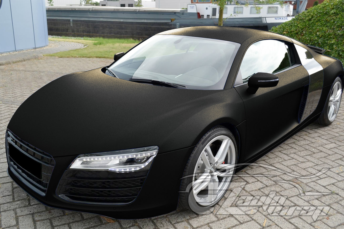 Matte Metallic Blackish Gold Vinyl Wrap