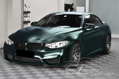 Matte Metallic Satin Pearl Dark Green Vinyl Wrap