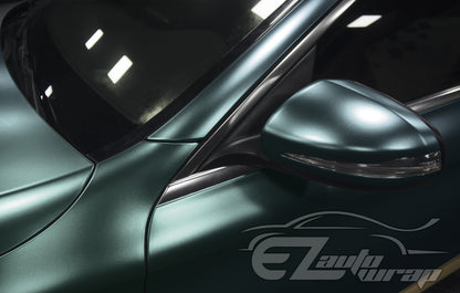 Matte Metallic Satin Pearl Dark Green Vinyl Wrap