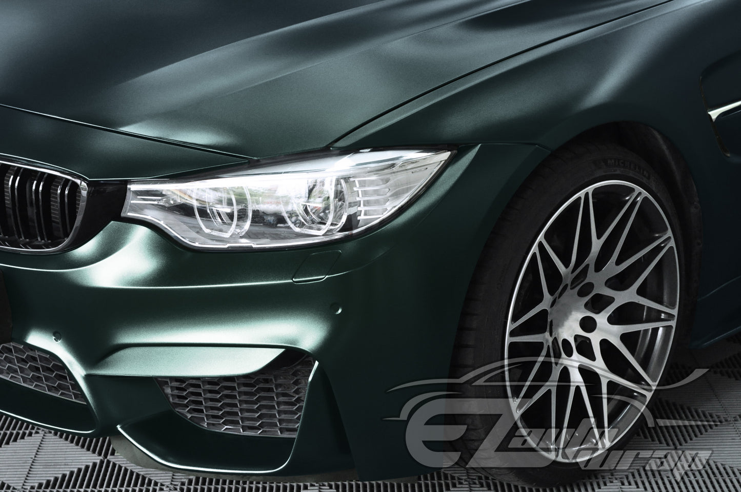 Matte Metallic Satin Pearl Dark Green Vinyl Wrap