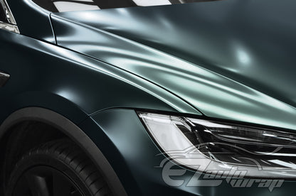 Matte Metallic Satin Pearl Dark Green Vinyl Wrap