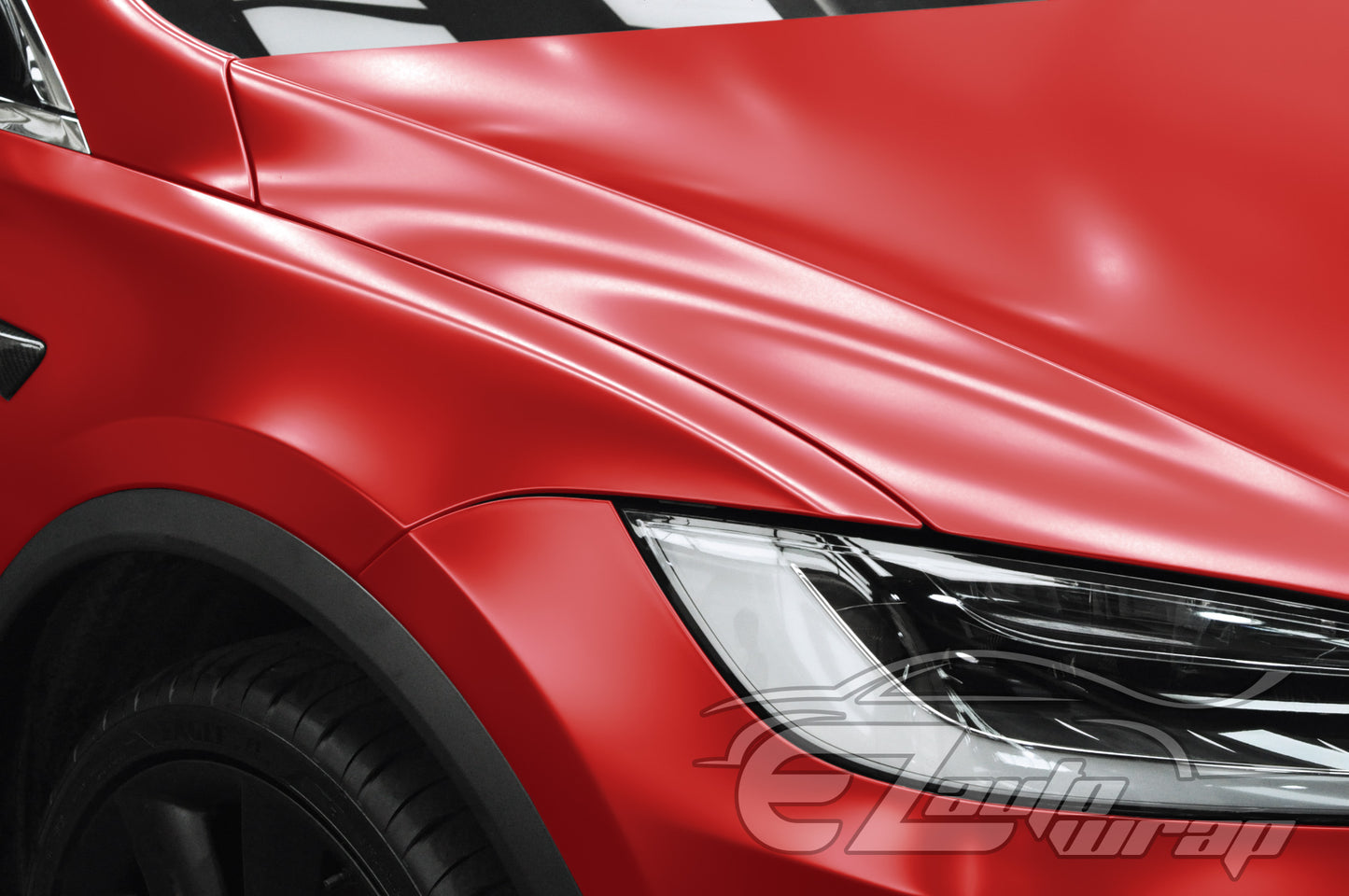 Matte Metallic Satin Pearl Red Vinyl Wrap