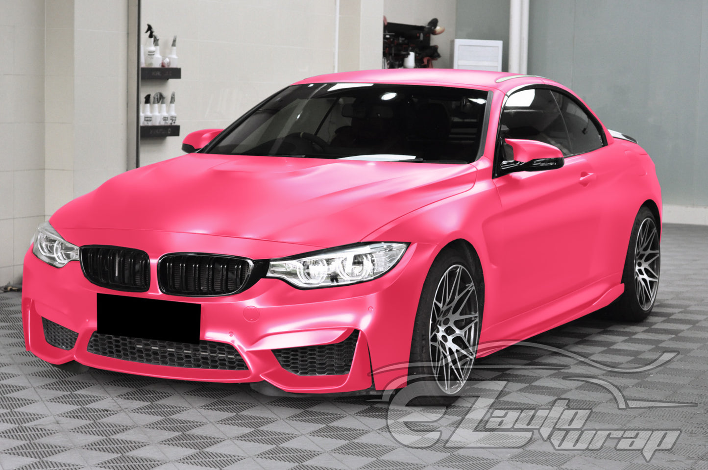 Matte Metallic Satin Pearl Pink Vinyl Wrap