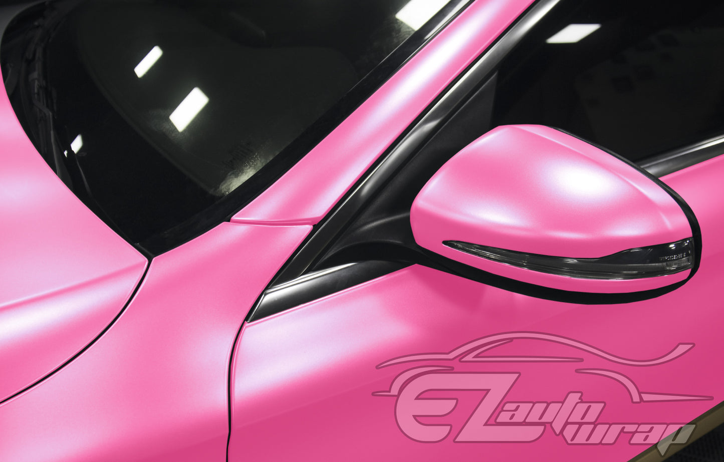 Matte Metallic Satin Pearl Princess Pink Vinyl Wrap