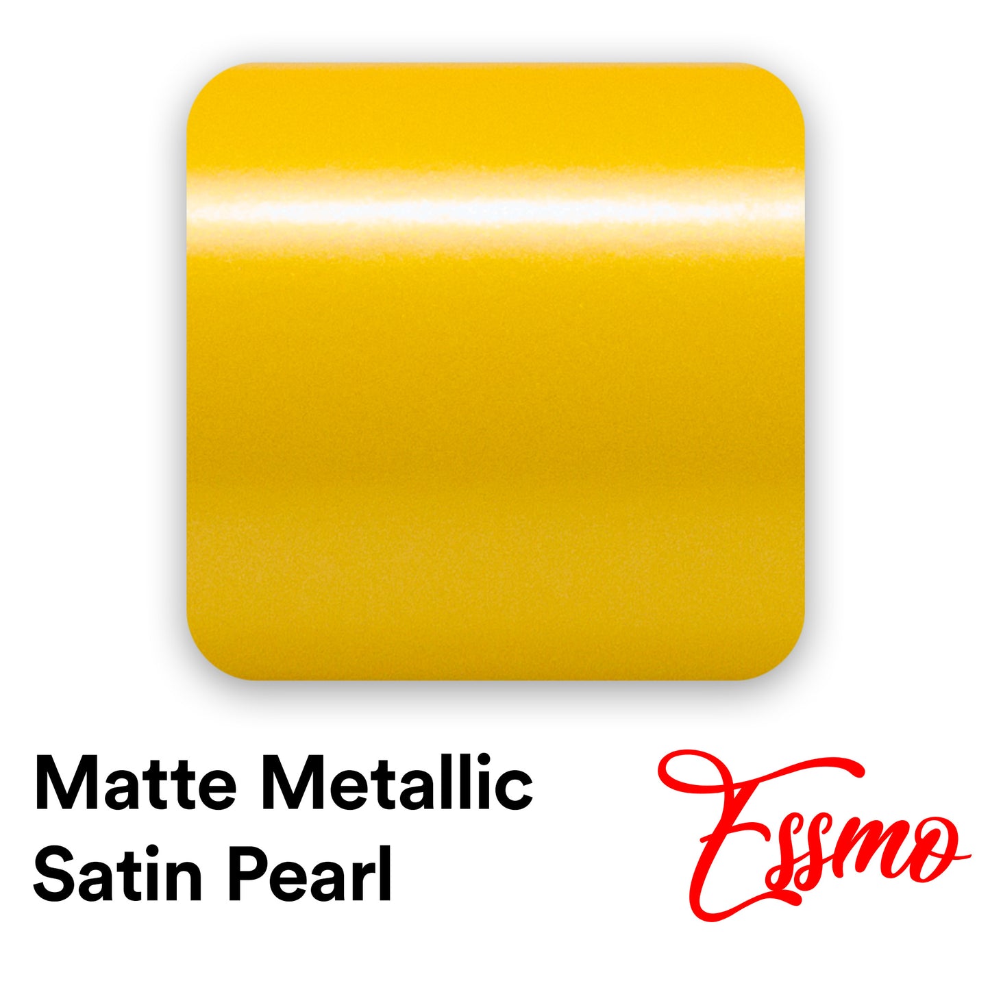 Matte Metallic Satin Pearl Yellow Vinyl Wrap