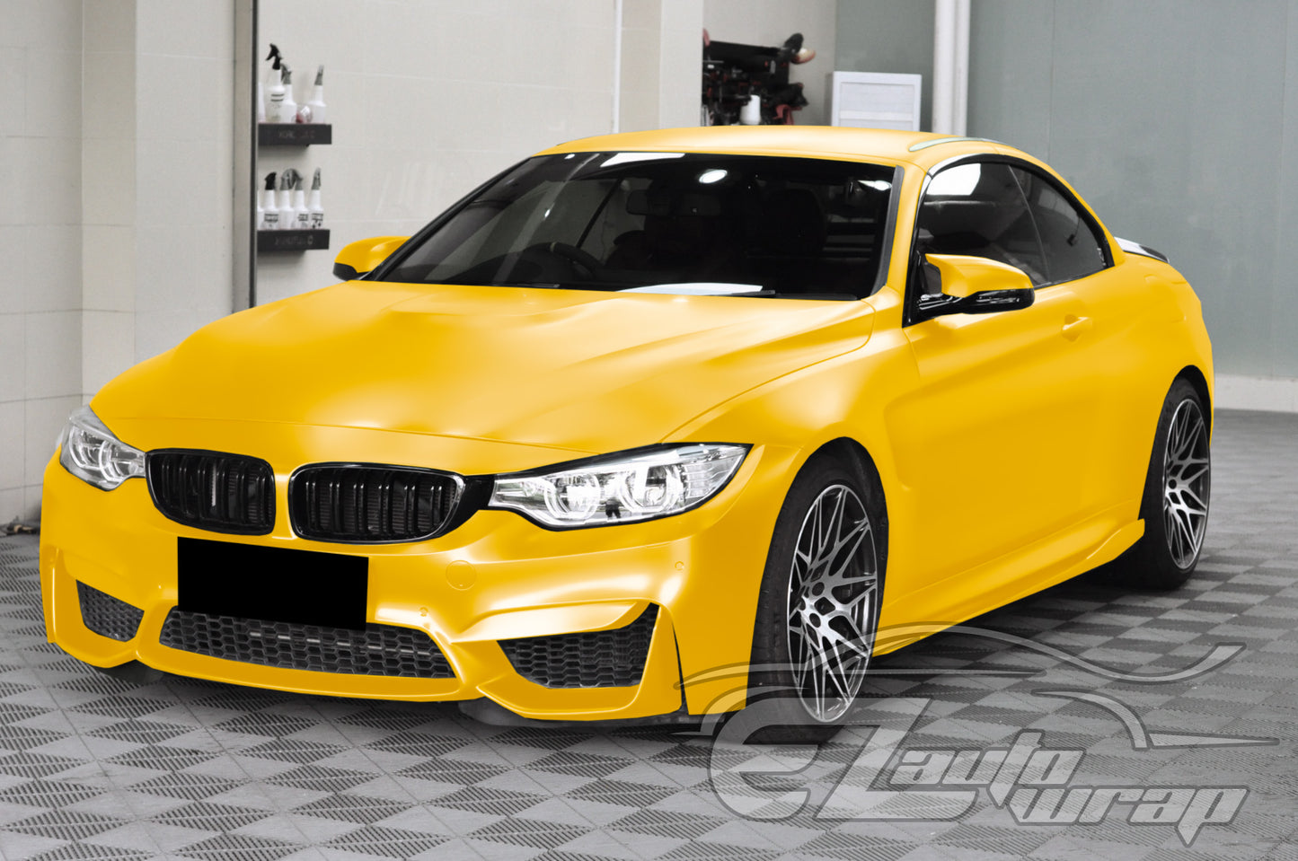 Matte Metallic Satin Pearl Yellow Vinyl Wrap