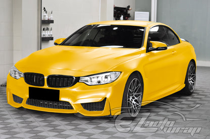 Matte Metallic Satin Pearl Yellow Vinyl Wrap