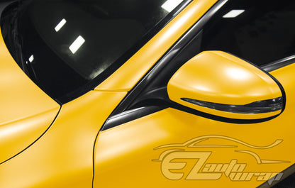 Matte Metallic Satin Pearl Yellow Vinyl Wrap
