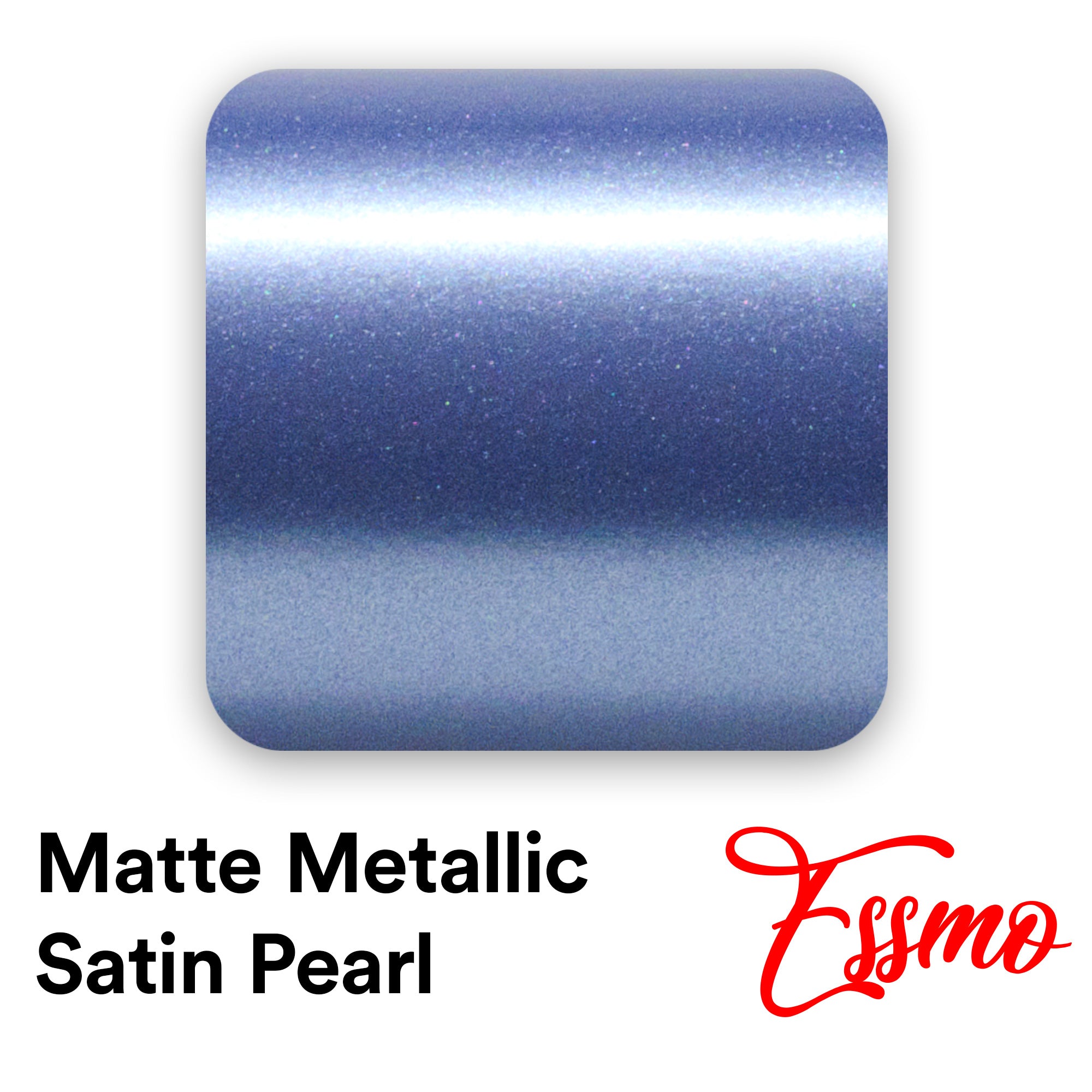 AUTOGOODY 10ft X 5ft Satin Matte Chrome Metallic Light Blue Vinyl Wrap - Bubble Free Air Release