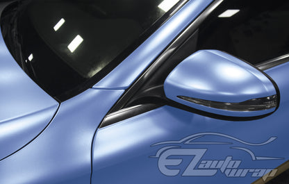 Matte Metallic Satin Pearl Frosted Blue Vinyl Wrap