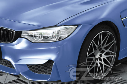 Matte Metallic Satin Pearl Frosted Blue Vinyl Wrap