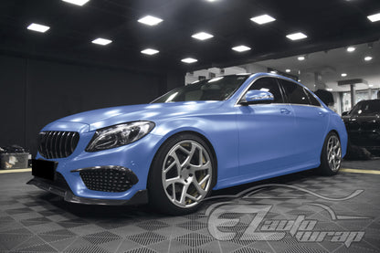 Matte Metallic Satin Pearl Frosted Blue Vinyl Wrap